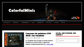 What Colorfulminis.com website looked like in 2018 (6 years ago)