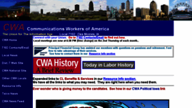 What Cwa7102.org website looked like in 2018 (5 years ago)