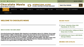 What Chocolate-movie.com website looked like in 2018 (5 years ago)