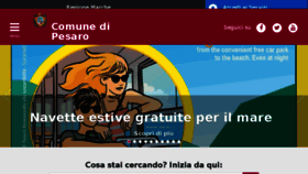 What Comune.pesaro.pu.it website looked like in 2018 (6 years ago)