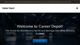 What Careerdepot.org website looked like in 2018 (5 years ago)