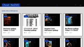 What Cheat-nodvd.ru website looked like in 2018 (8 years ago)
