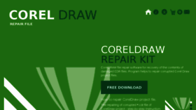 What Coreldraw.repair website looked like in 2018 (5 years ago)
