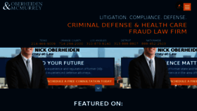 What Criminaldefense.com website looked like in 2018 (5 years ago)