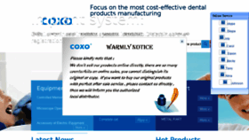 What Coxotec.com website looked like in 2018 (5 years ago)