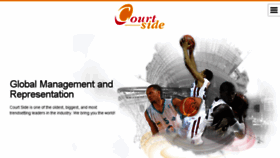 What Court-side.com website looked like in 2018 (5 years ago)