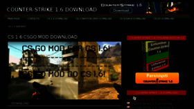 What Counter-strike-download.lt website looked like in 2018 (5 years ago)