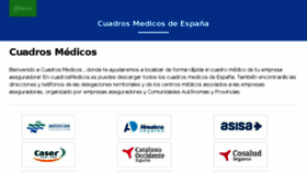 What Cuadrosmedicos.es website looked like in 2018 (5 years ago)