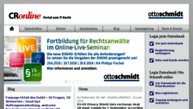 What Cr-online.de website looked like in 2018 (7 years ago)