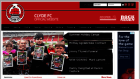 What Clydefc.co.uk website looked like in 2018 (5 years ago)