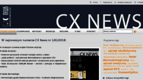 What Cxnews.pl website looked like in 2018 (5 years ago)