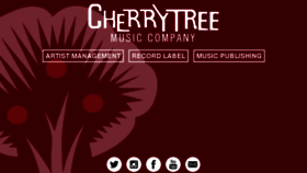 What Cherrytreerecords.com website looked like in 2018 (5 years ago)