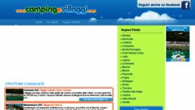 What Campingevillaggi.com website looked like in 2018 (5 years ago)