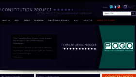 What Constitutionproject.org website looked like in 2018 (7 years ago)