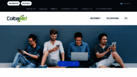 What Colba.net website looked like in 2018 (7 years ago)