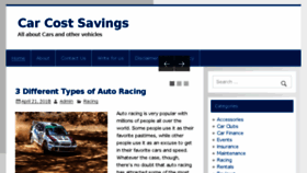 What Carcostsavings.com website looked like in 2018 (5 years ago)