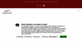 What Change-is-life.de website looked like in 2018 (5 years ago)
