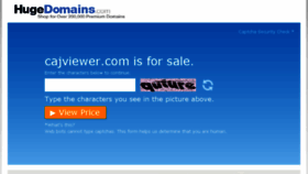 What Cajviewer.com website looked like in 2018 (5 years ago)