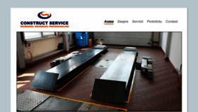 What Constructservice.ro website looked like in 2018 (7 years ago)