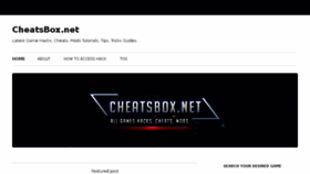 What Cheatsbox.net website looked like in 2018 (5 years ago)