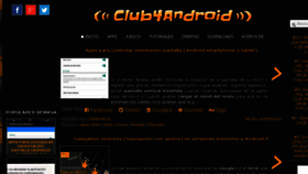 What Club4android.com website looked like in 2018 (7 years ago)