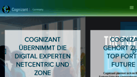What Cognizant.de website looked like in 2018 (5 years ago)