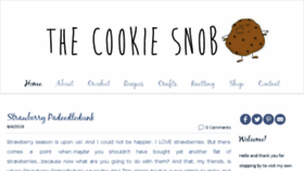 What Cookiesnobcrochet.com website looked like in 2018 (5 years ago)