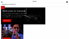 What Cannsy.com website looked like in 2018 (5 years ago)
