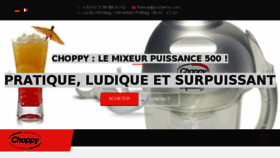 What Choppymixer.fr website looked like in 2018 (5 years ago)