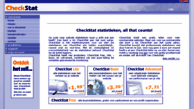What Checkstat.nl website looked like in 2018 (5 years ago)
