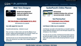 What Cohplanner.com website looked like in 2018 (5 years ago)