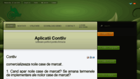What Contliv.ro website looked like in 2018 (5 years ago)