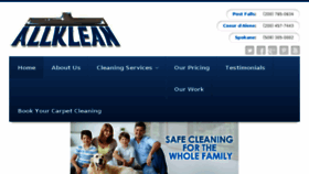 What Callallklean.com website looked like in 2018 (5 years ago)