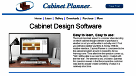 What Cabinetplanner.com website looked like in 2018 (5 years ago)
