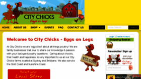 What Citychicks.com.au website looked like in 2018 (5 years ago)