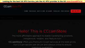 What Cccamstore.tv website looked like in 2018 (5 years ago)