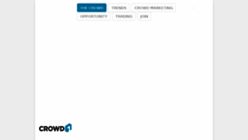What Crowd1.com website looked like in 2018 (5 years ago)
