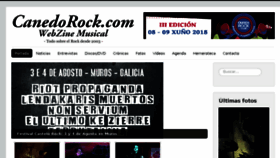 What Canedorock.com website looked like in 2018 (5 years ago)