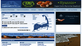 What Capecodrental.com website looked like in 2018 (5 years ago)