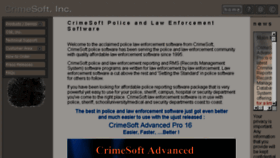 What Crimesoft.com website looked like in 2018 (5 years ago)