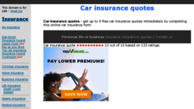 What Carinsurancequotes.co.za website looked like in 2018 (5 years ago)