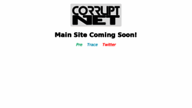 What Corrupt-net.org website looked like in 2018 (5 years ago)