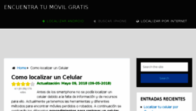 What Comolocalizarcelular.com website looked like in 2018 (5 years ago)