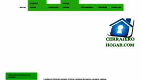 What Cerrajerohogar.com website looked like in 2018 (5 years ago)