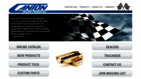 What Cantonracingproducts.com website looked like in 2018 (5 years ago)