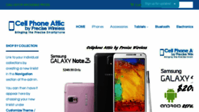 What Cellphoneattic.com website looked like in 2018 (5 years ago)