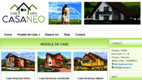 What Casaneo.ro website looked like in 2018 (5 years ago)