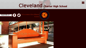 What Clevelandhs.org website looked like in 2018 (5 years ago)