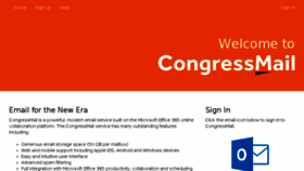 What Congressmail.com website looked like in 2018 (5 years ago)