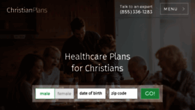 What Christian-plans.org website looked like in 2018 (5 years ago)